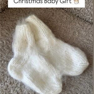 Christmas Baby Gift Handmade
Knitted Wool Socks